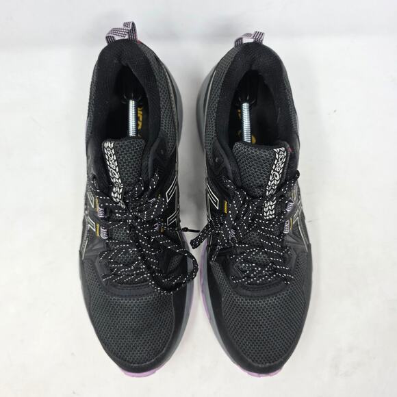 ASICS Gel-Venture 8 Wide Men’s 11 Black Gray Trail Running Shoes Comfort